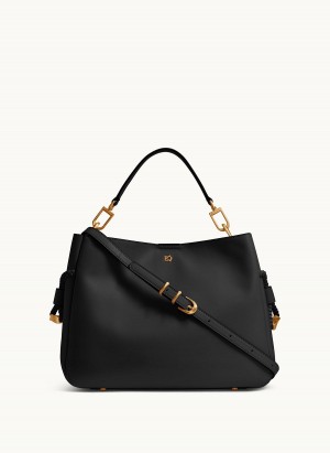 Donna Karan Bellerose Satchel Black | NZ_DK26737