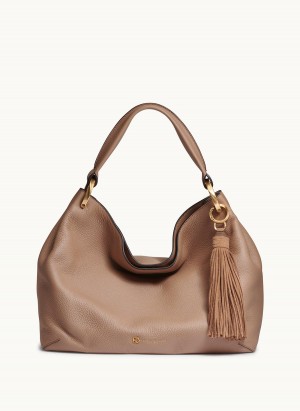 Donna Karan Glenwood Shoulder Bag Brown | NZ_DK35939