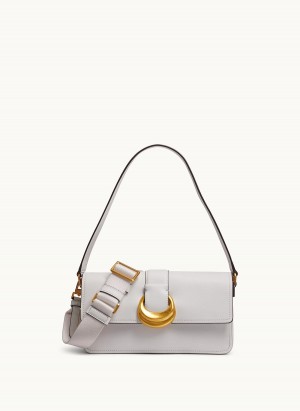 Donna Karan Valley Stream Shoulder Bag White | NZ_DK39890