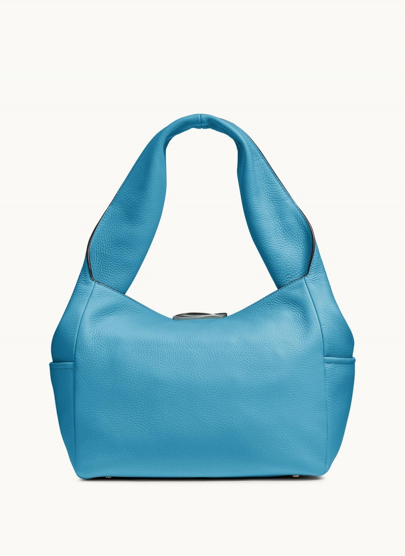 Donna Karan Amagansett Shoulder Bag Blue | NZ_DK47361