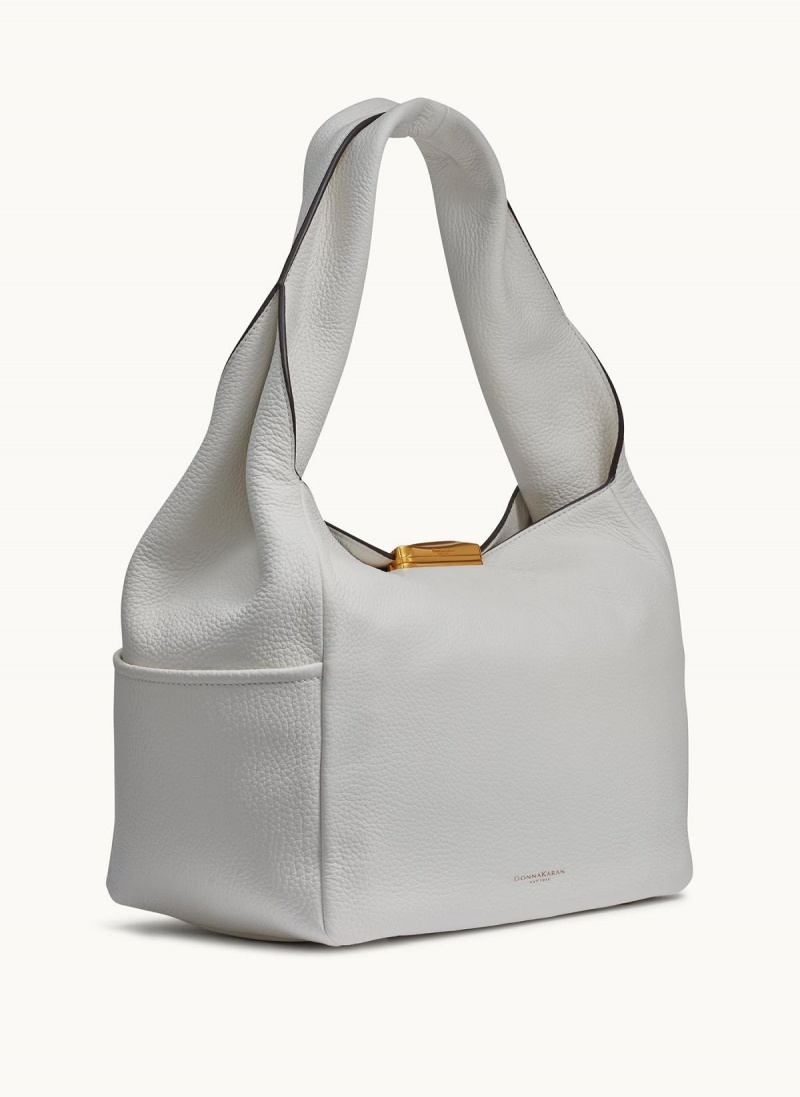 Donna Karan Amagansett Shoulder Bag White | NZ_DK11488