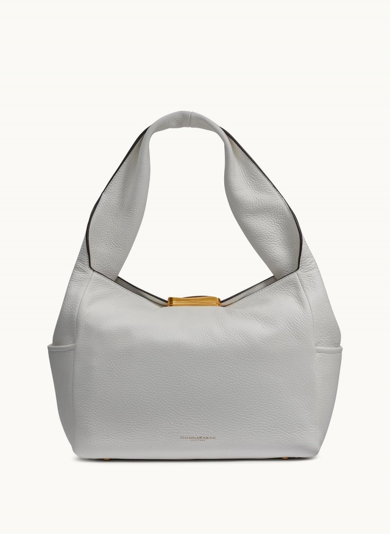 Donna Karan Amagansett Shoulder Bag White | NZ_DK11488