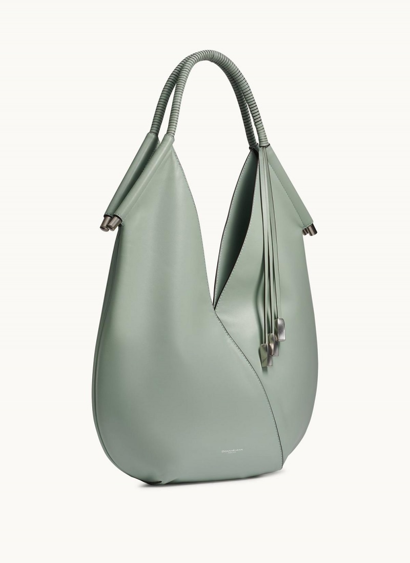 Donna Karan Baldwin Large Shoulder Bag Green | NZ_DK34473