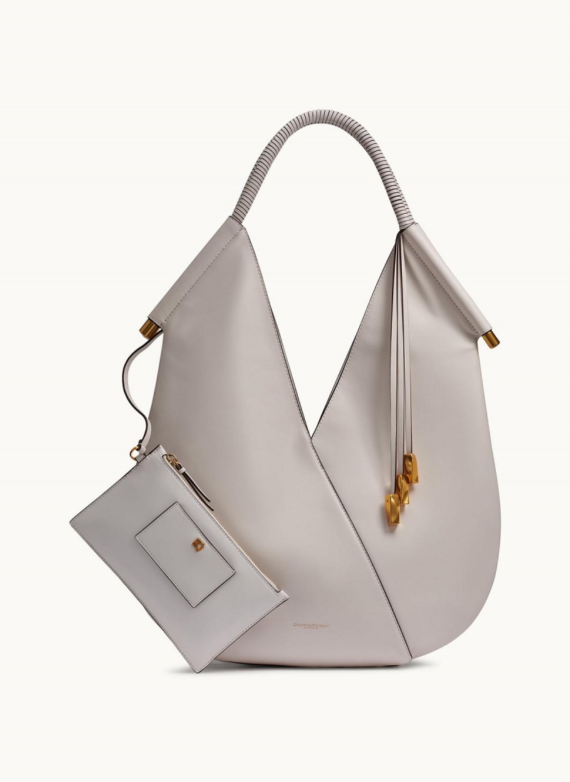 Donna Karan Baldwin Large Shoulder Bag White | NZ_DK27551