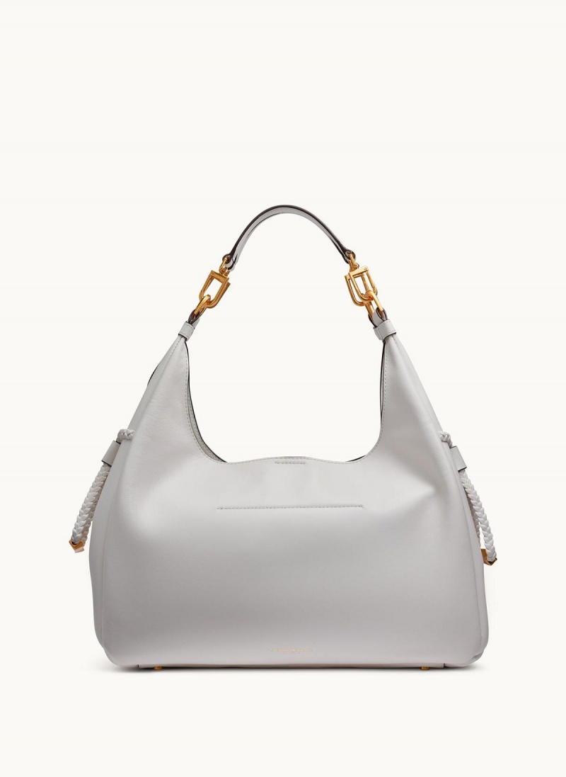 Donna Karan Bellerose Hobo Bag White | NZ_DK27419