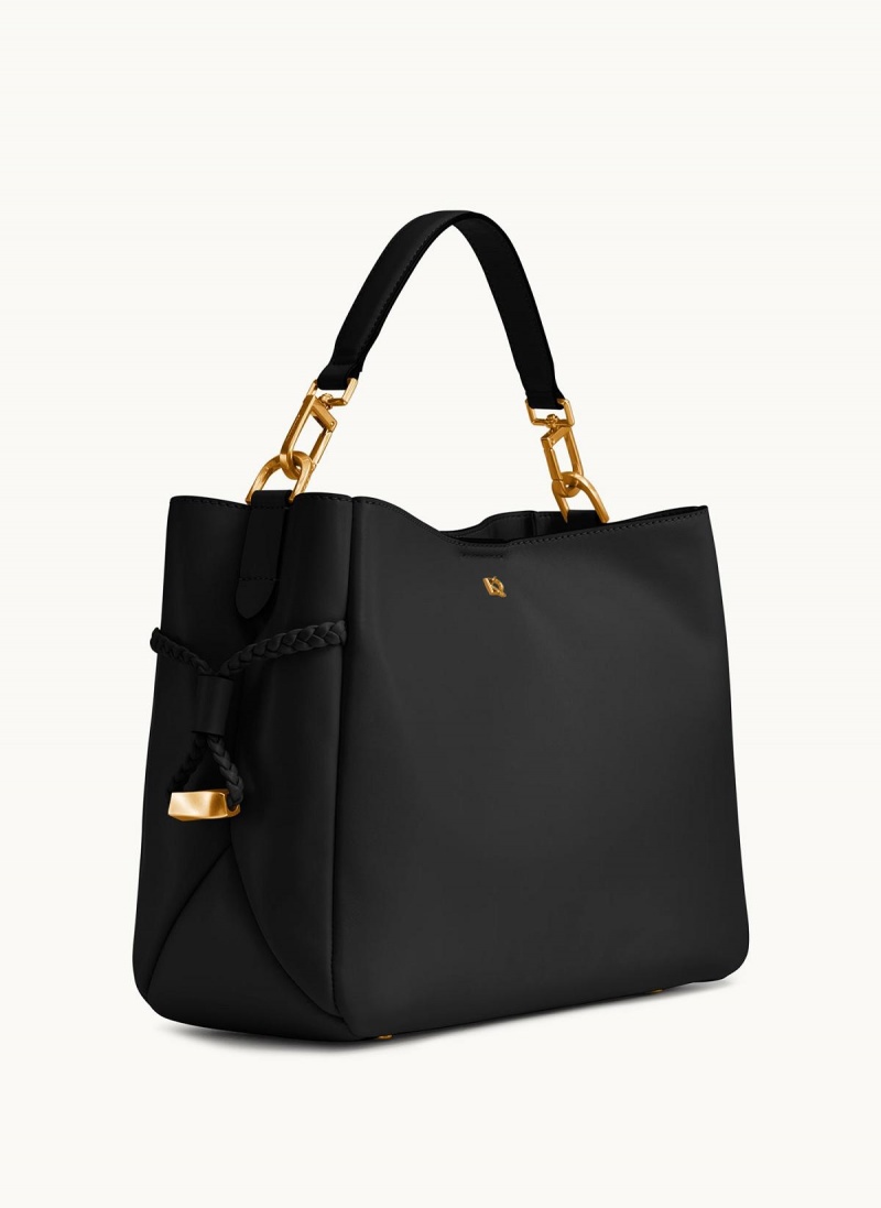 Donna Karan Bellerose Satchel Black | NZ_DK26737