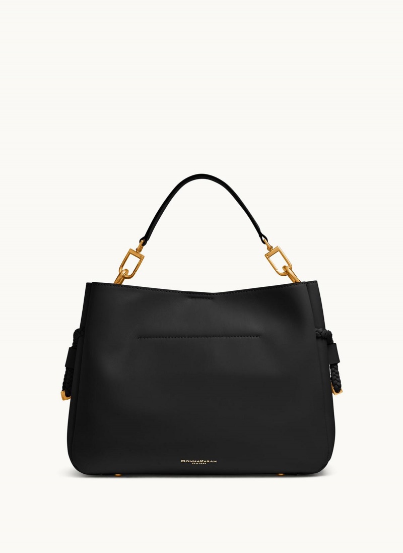 Donna Karan Bellerose Satchel Black | NZ_DK26737