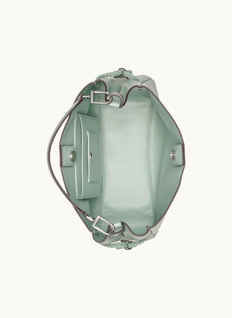 Donna Karan Bellerose Satchel Light Green | NZ_DK46923