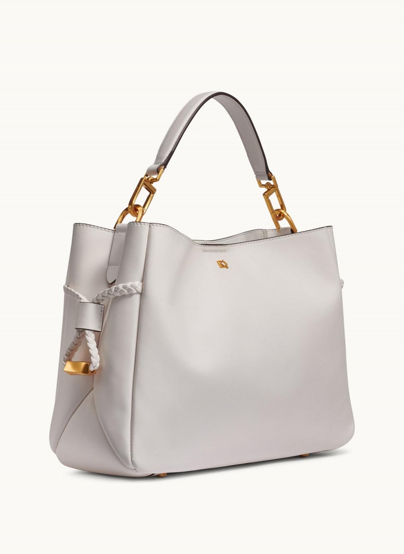 Donna Karan Bellerose Satchel White | NZ_DK38942