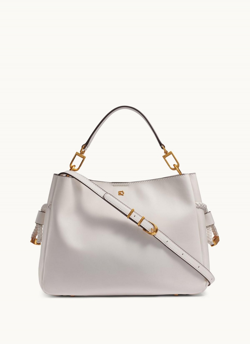 Donna Karan Bellerose Satchel White | NZ_DK38942