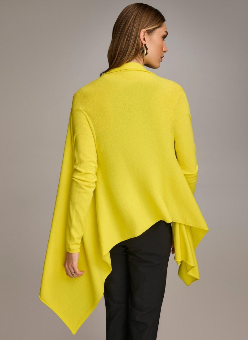 Donna Karan Drape Cardigan Sweaters and Tops Multicolor | NZ_DK45112