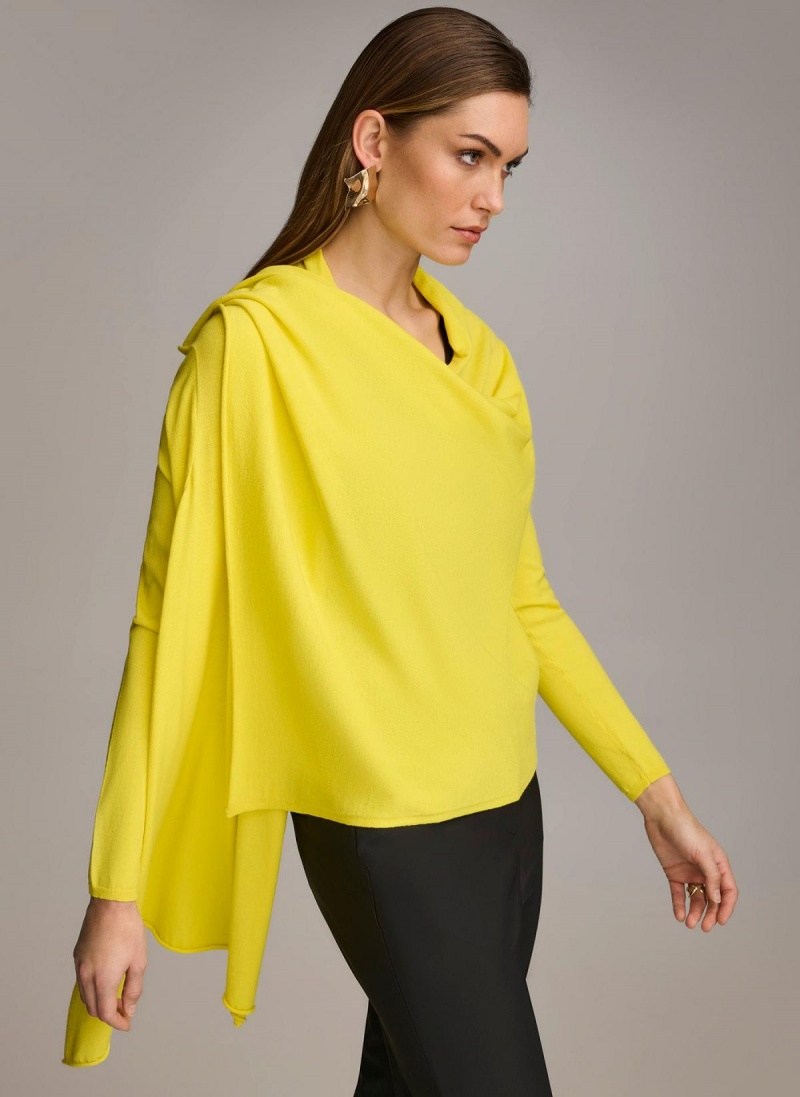 Donna Karan Drape Cardigan Sweaters and Tops Multicolor | NZ_DK45112