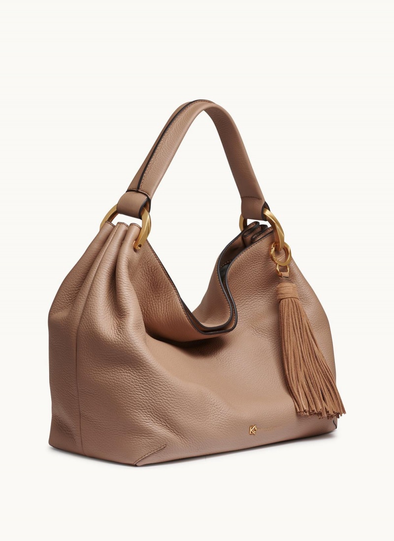 Donna Karan Glenwood Shoulder Bag Brown | NZ_DK35939