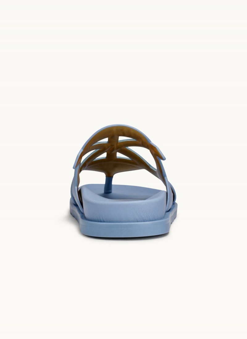 Donna Karan Hatsy Flat Sandals Blue | NZ_DK65777