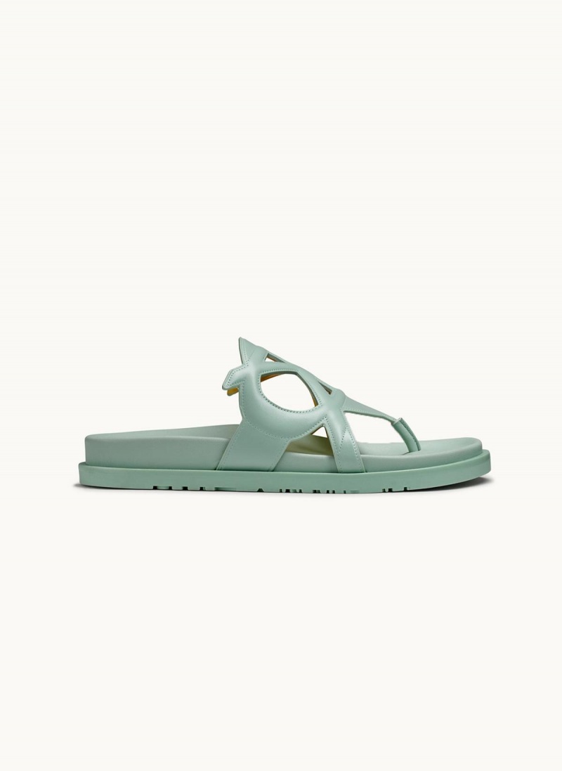 Donna Karan Hatsy Flat Sandals Green | NZ_DK82642