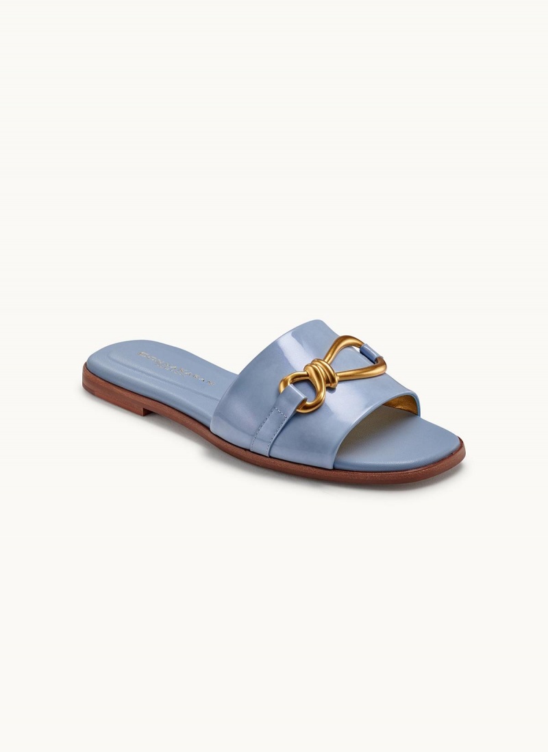 Donna Karan Haylen Flat Sandals Blue | NZ_DK75908