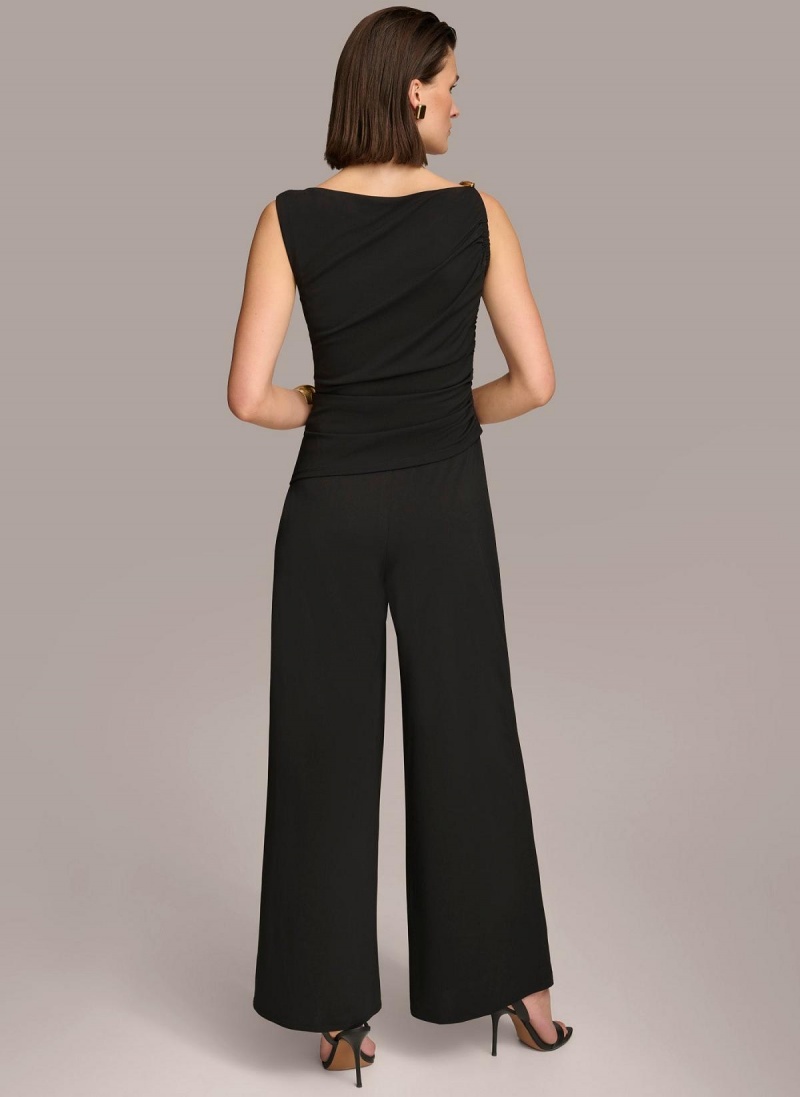 Donna Karan Jumpsuit With Hardware Jumpsuit Black | NZ_DK15339