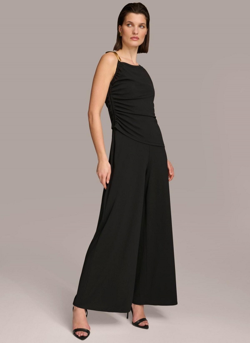 Donna Karan Jumpsuit With Hardware Jumpsuit Black | NZ_DK15339