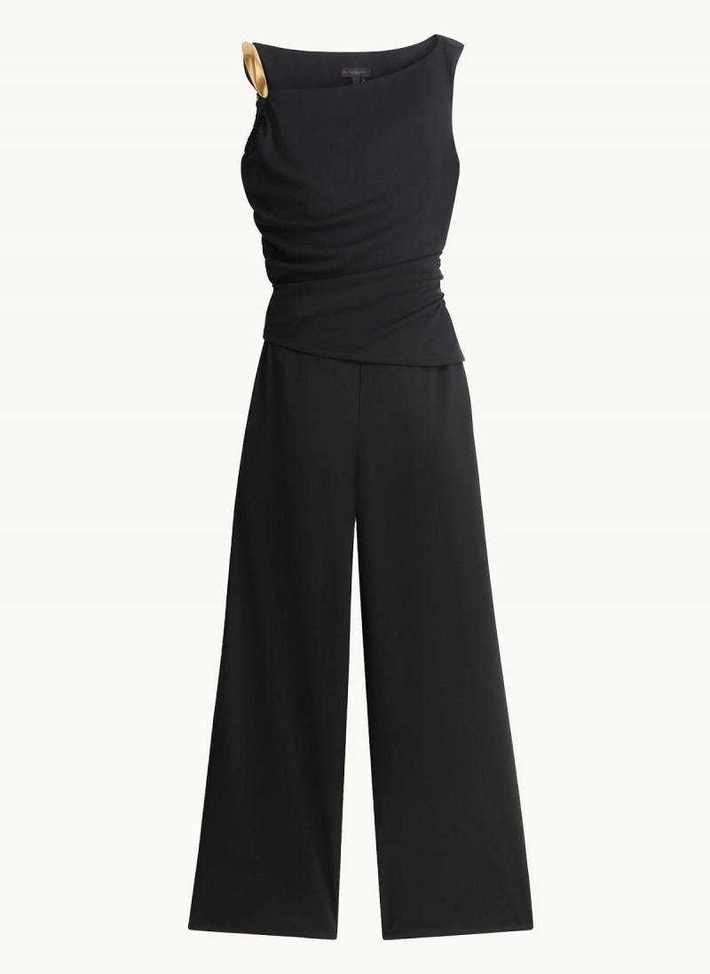 Donna Karan Jumpsuit With Hardware Jumpsuit Black | NZ_DK15339