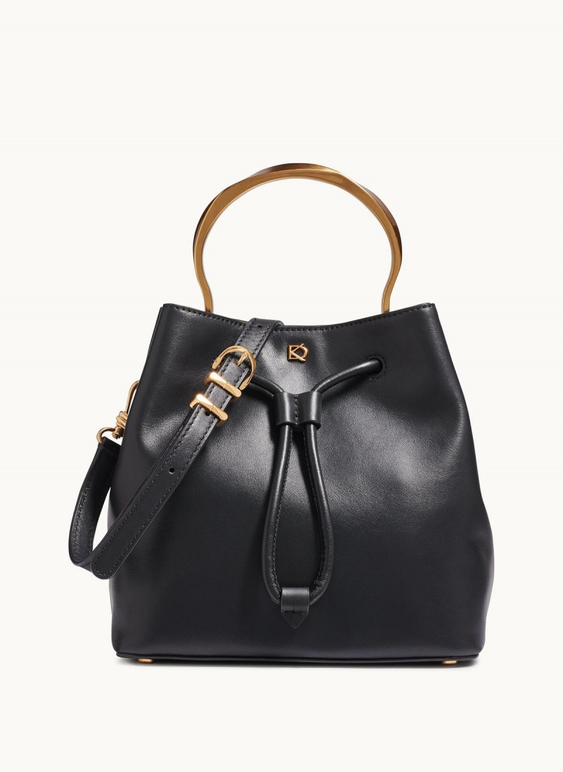 Donna Karan Lawrence Bucket Satchel Black | NZ_DK74171