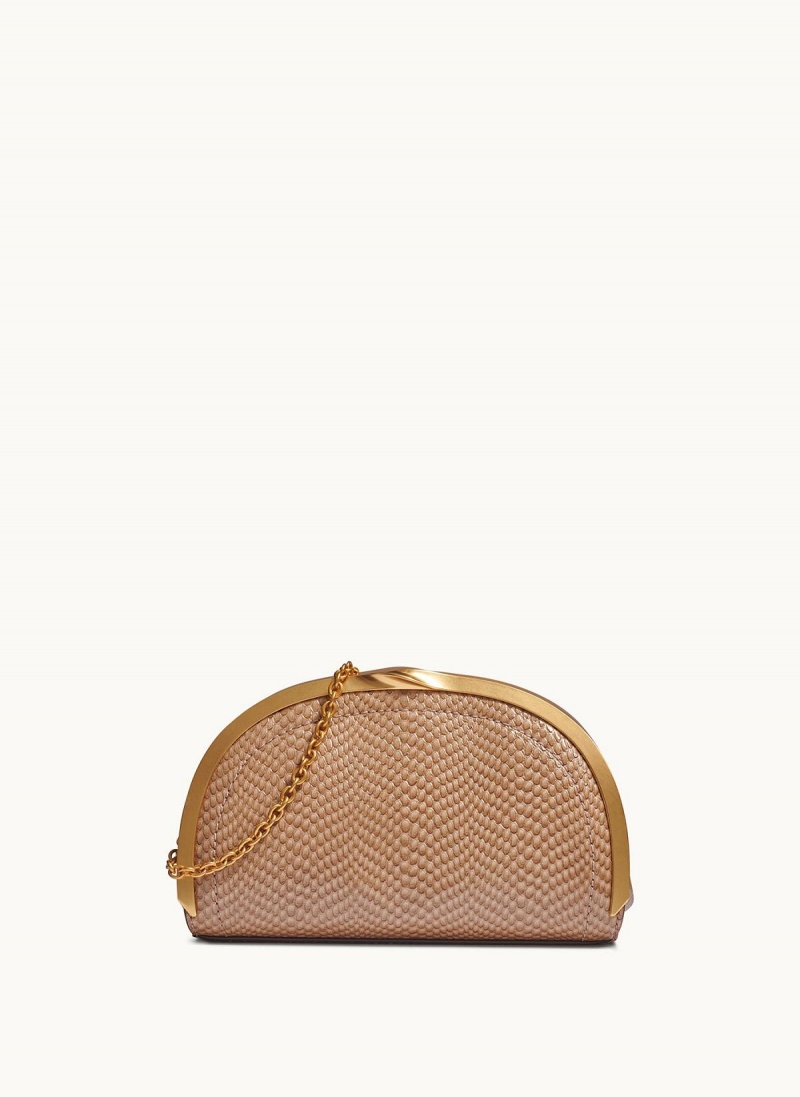 Donna Karan Lawrence Clutch Satchel Gold | NZ_DK32536