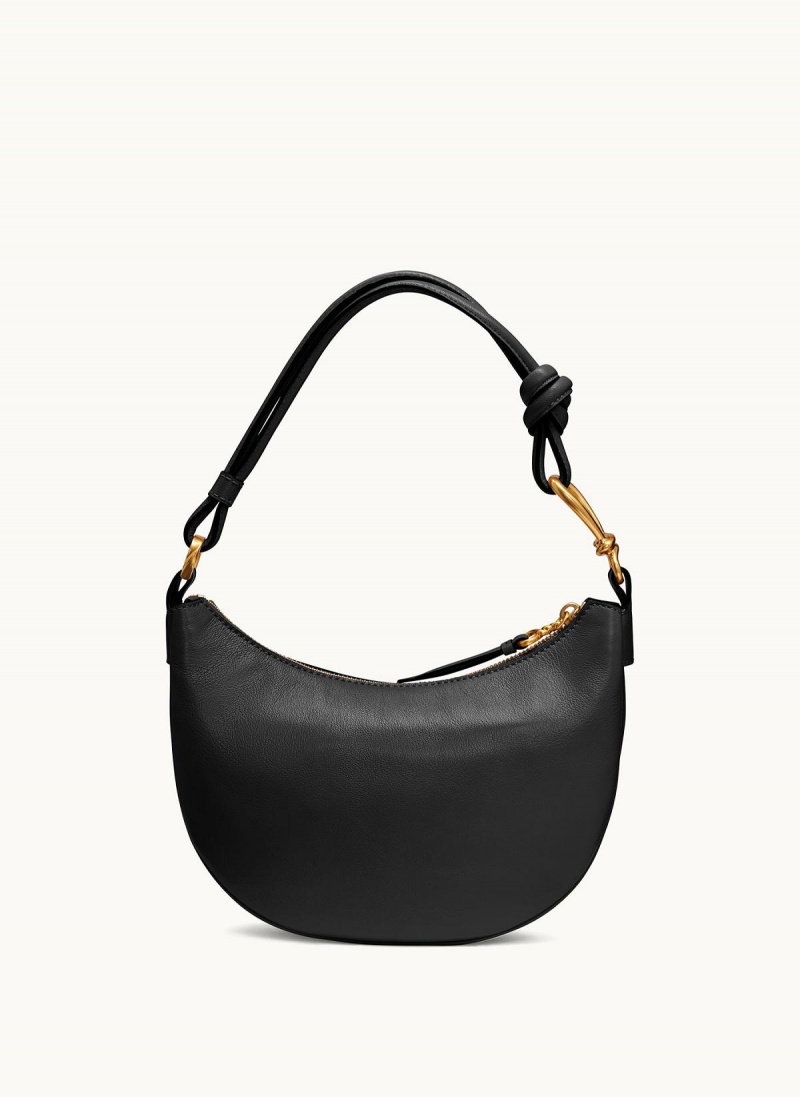 Donna Karan Roslyn Small Hobo Bag Black / Gold | NZ_DK86813