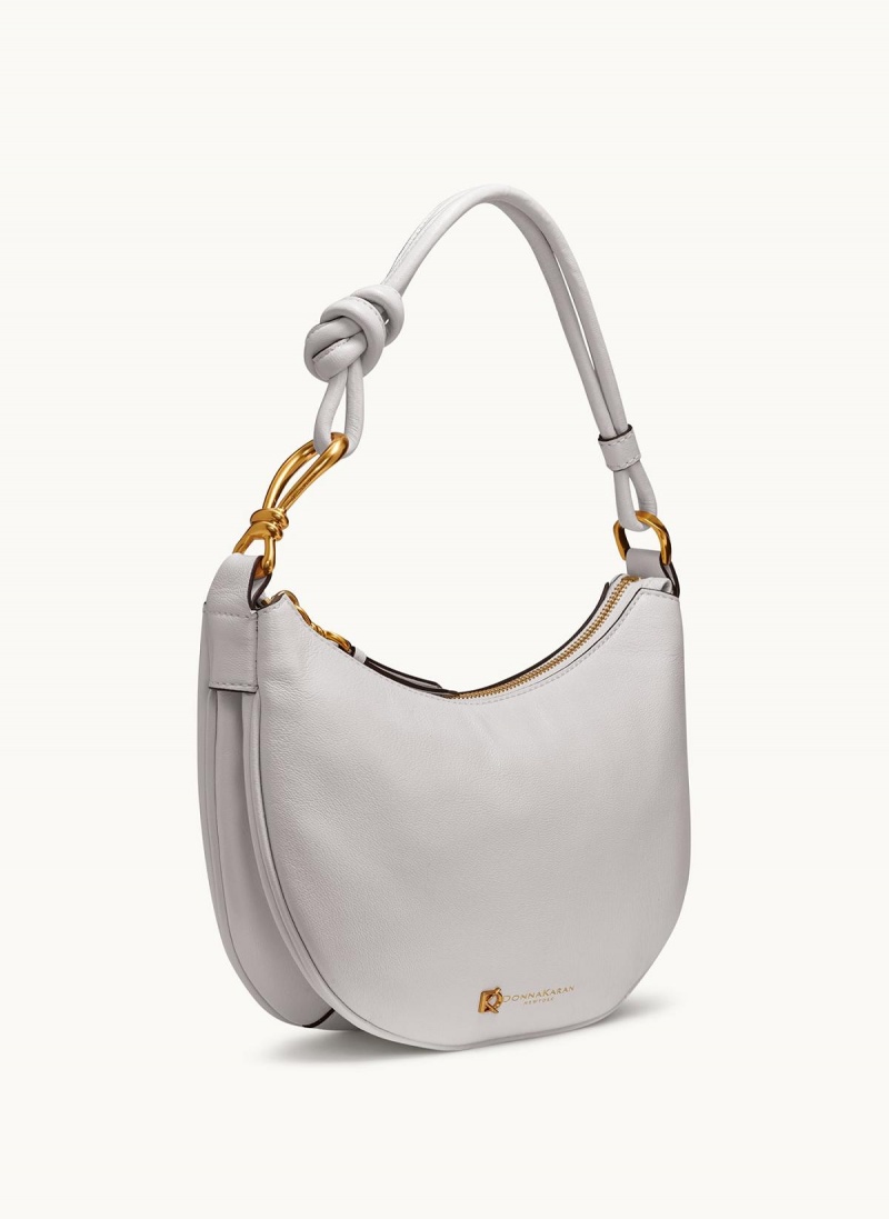 Donna Karan Roslyn Small Hobo Bag White | NZ_DK63421