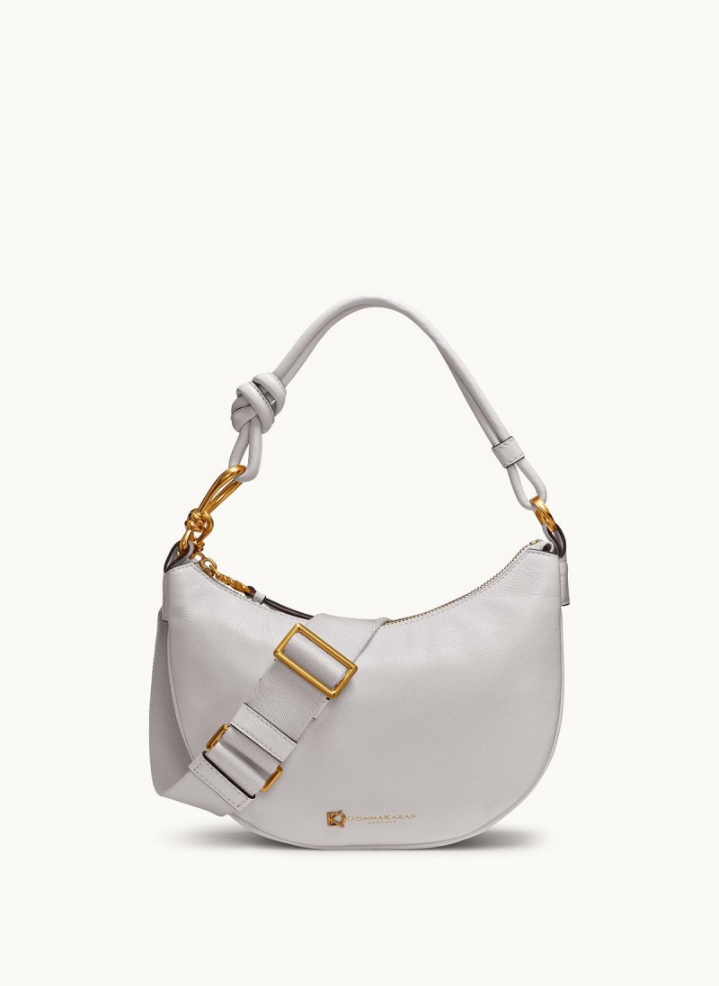 Donna Karan Roslyn Small Hobo Bag White | NZ_DK63421