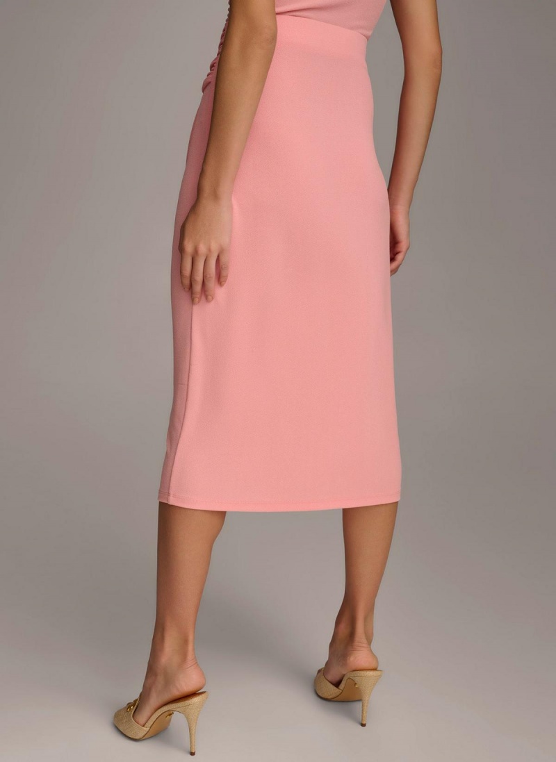 Donna Karan Ruched Skirt Pink | NZ_DK24280