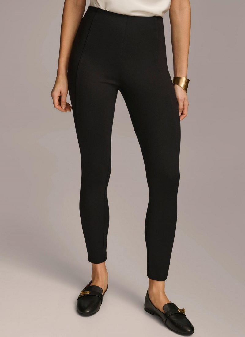 Donna Karan Skinny Leg Pants Black | NZ_DK71424