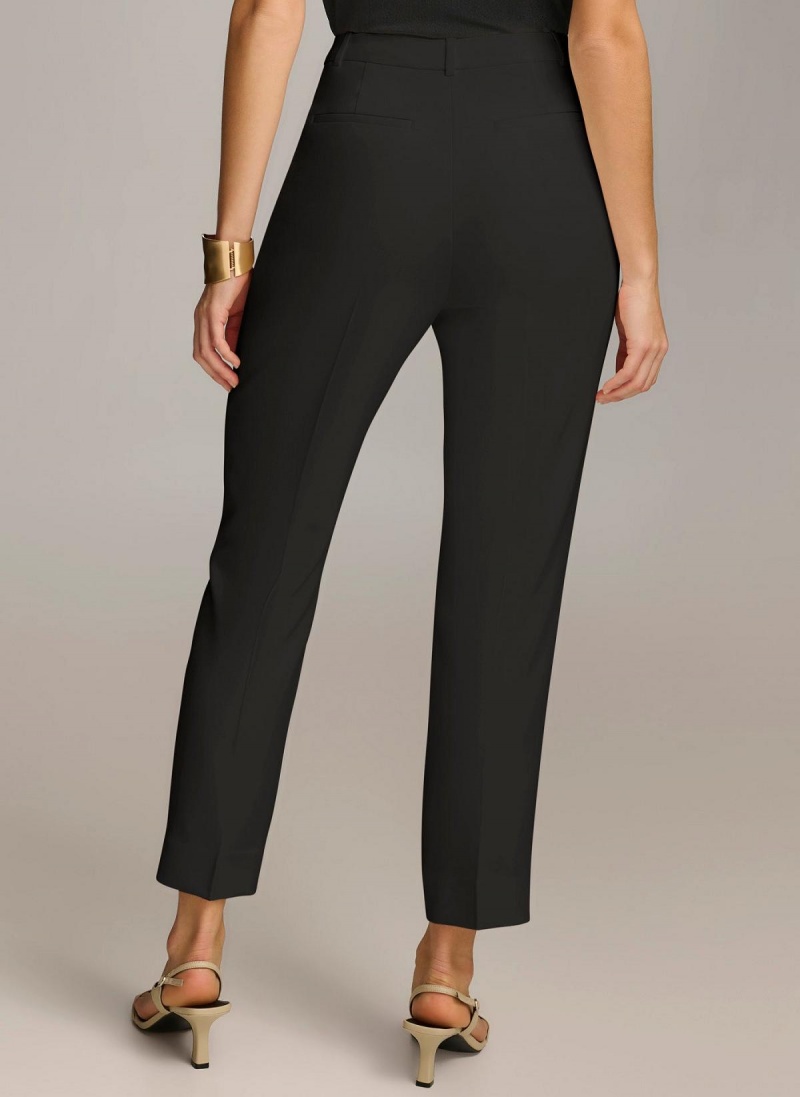 Donna Karan Slim Leg Pants Black | NZ_DK49823