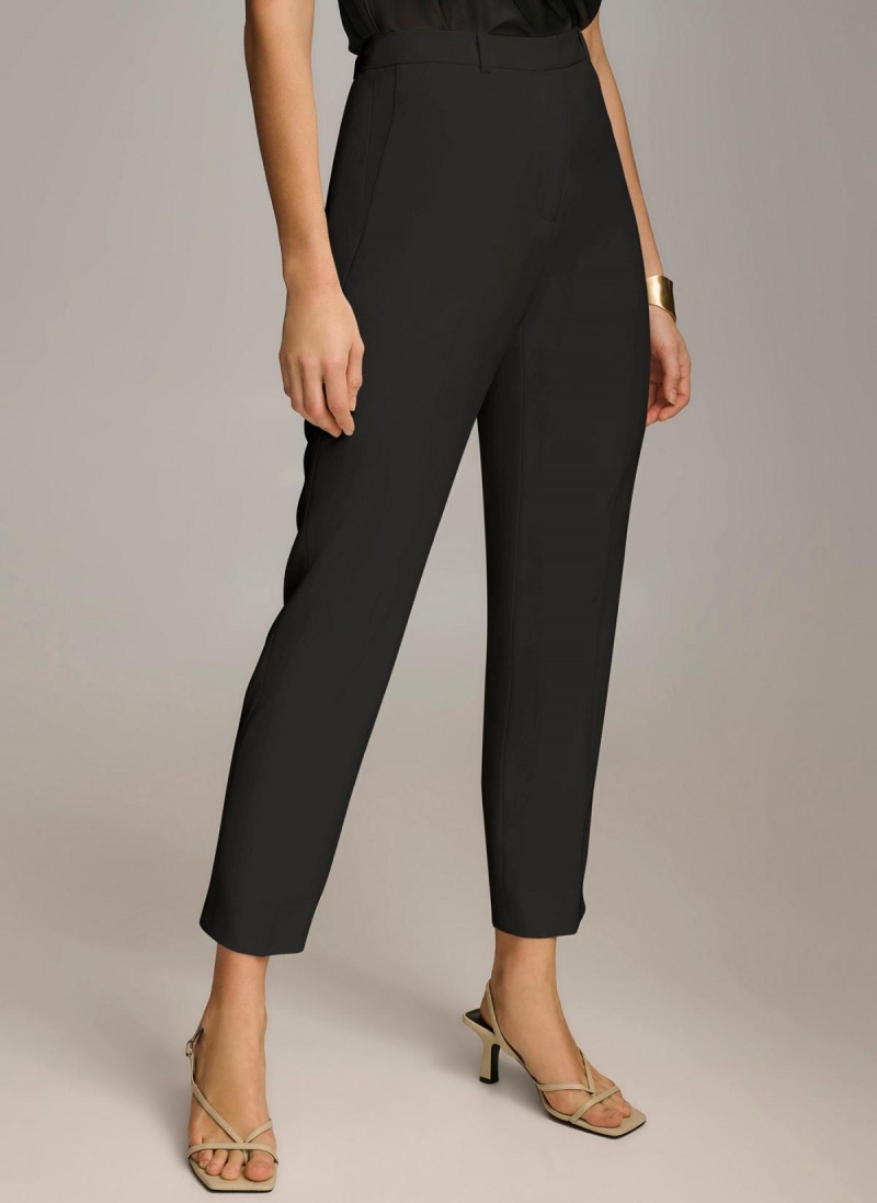 Donna Karan Slim Leg Pants Black | NZ_DK49823