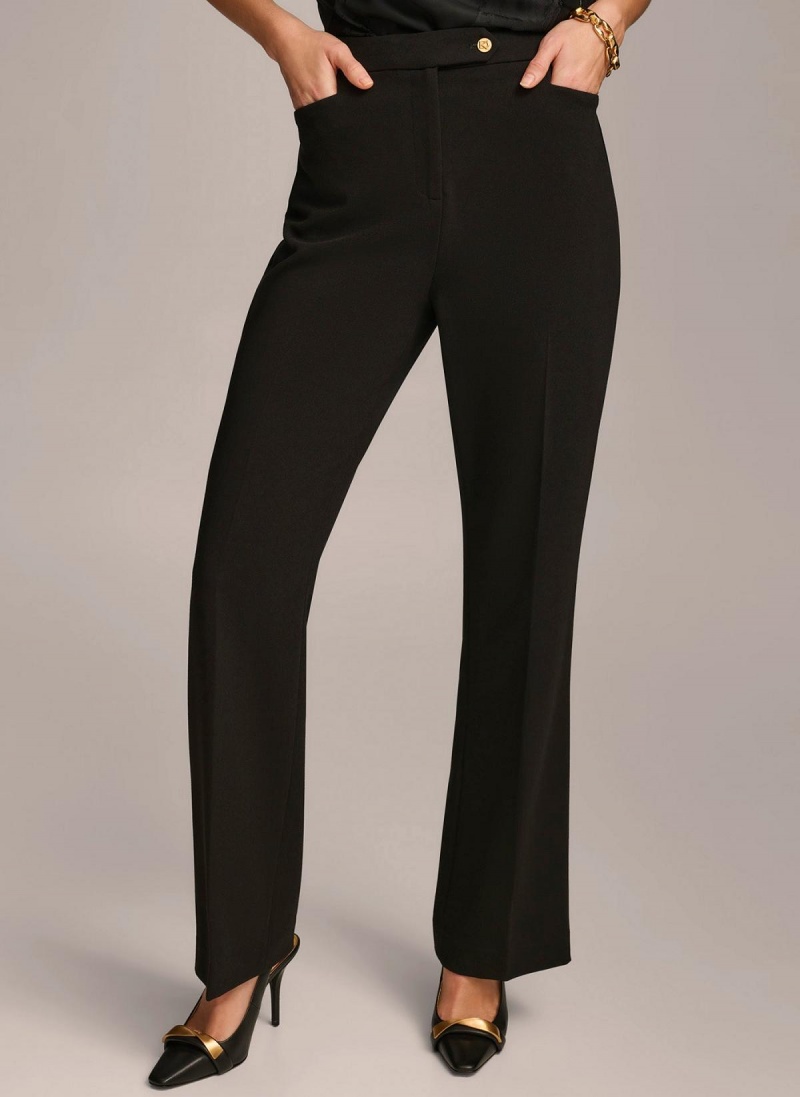 Donna Karan Updated Modern Fit Pants Black | NZ_DK49213