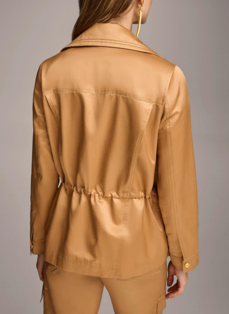 Donna Karan Utility Blazer Outerwear Copper | NZ_DK62099