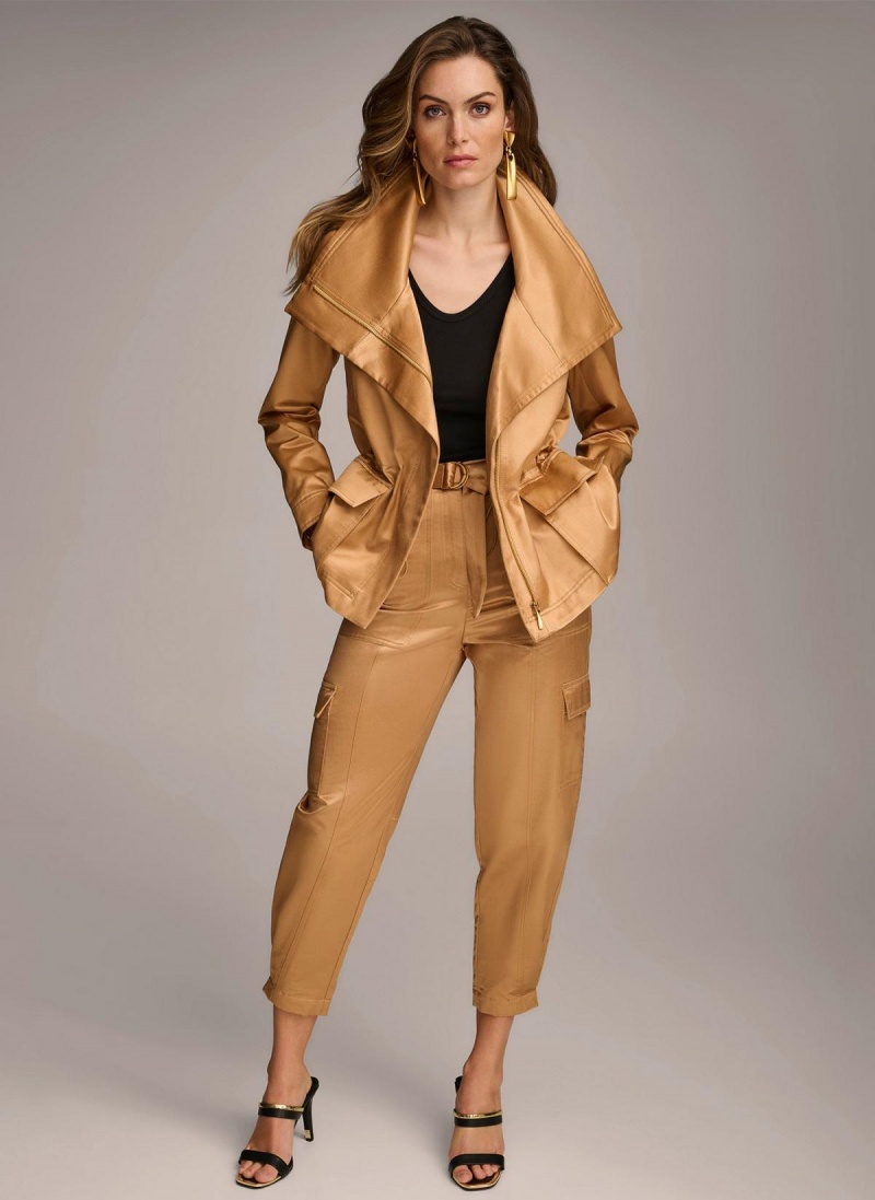 Donna Karan Utility Blazer Outerwear Copper | NZ_DK62099