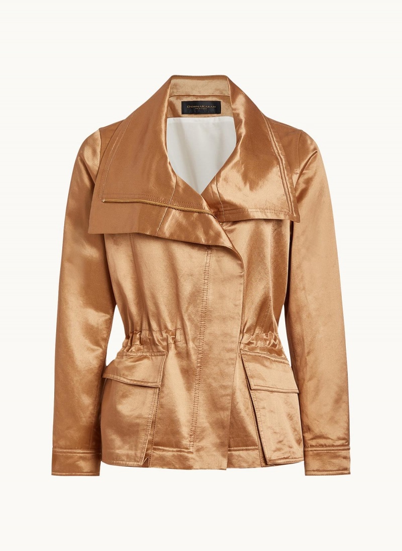 Donna Karan Utility Blazer Outerwear Copper | NZ_DK62099