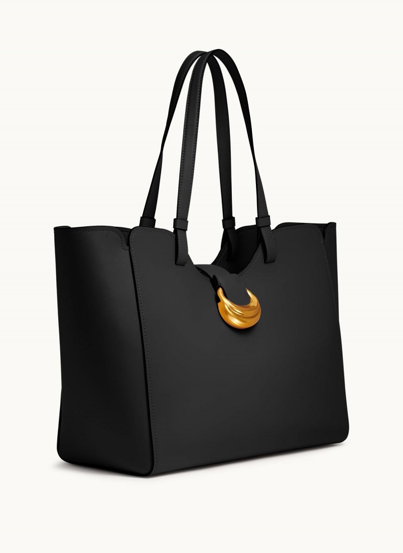 Donna Karan Valley Stream Large Tote Bag Black | NZ_DK53537