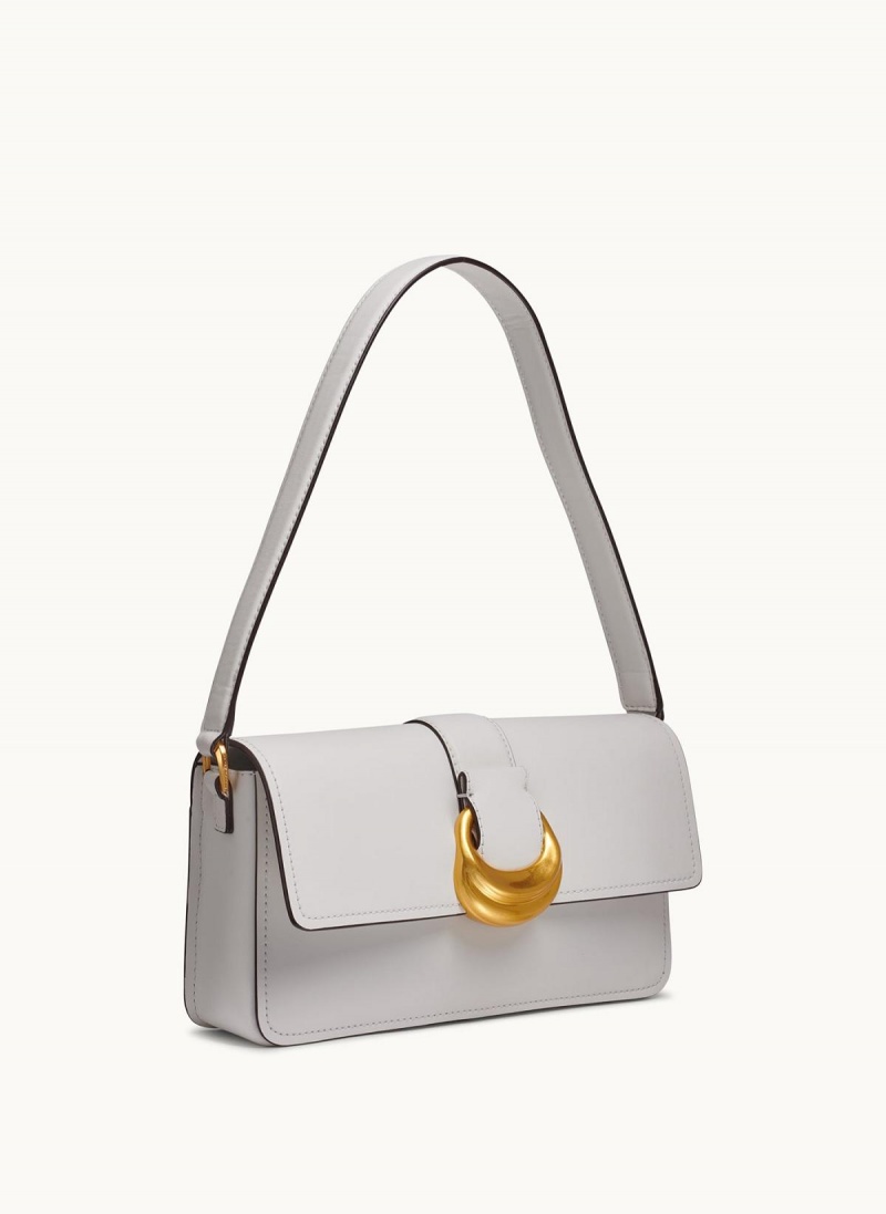 Donna Karan Valley Stream Shoulder Bag White | NZ_DK39890