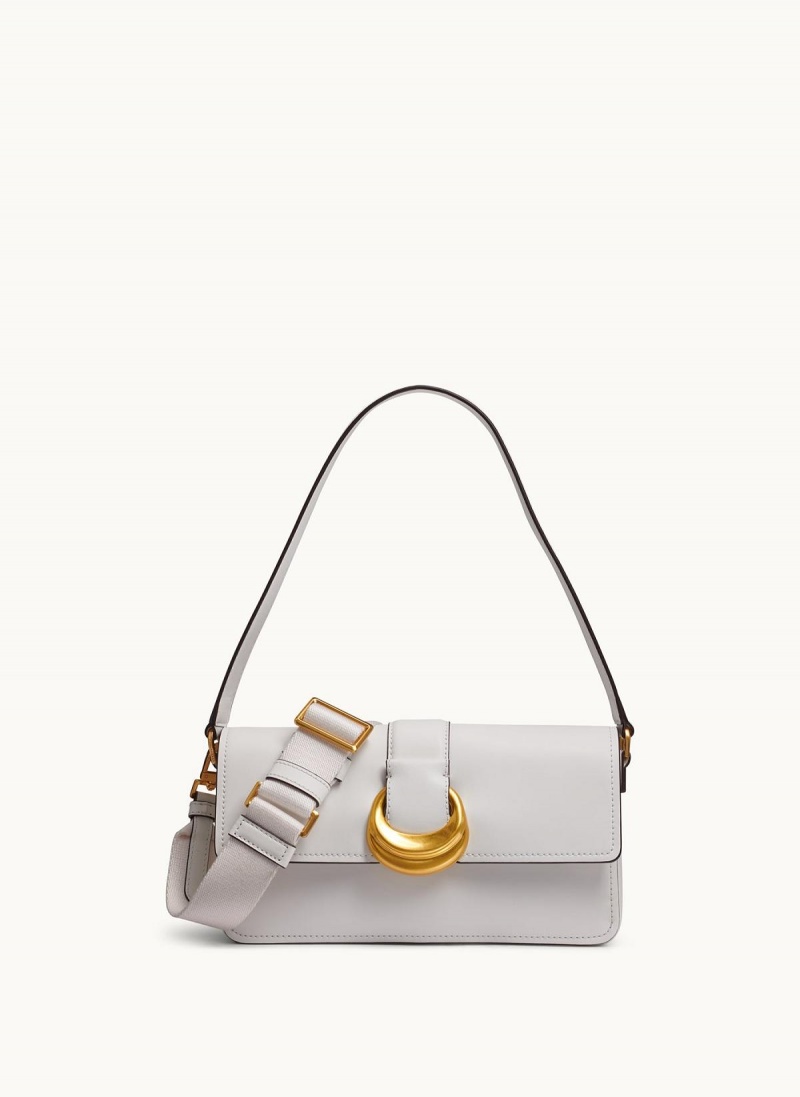 Donna Karan Valley Stream Shoulder Bag White | NZ_DK39890