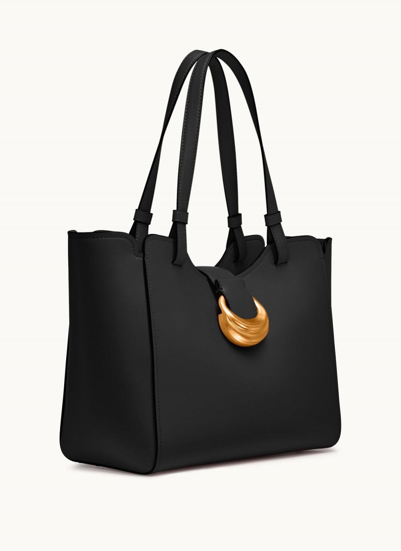 Donna Karan Valley Stream Tote Bag Black / Gold | NZ_DK33052